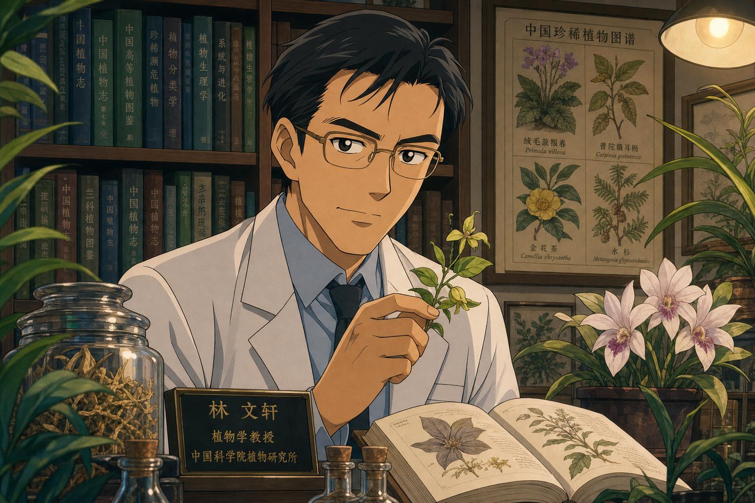 福利姬植物专家林文轩——中科院植物研究所研究员