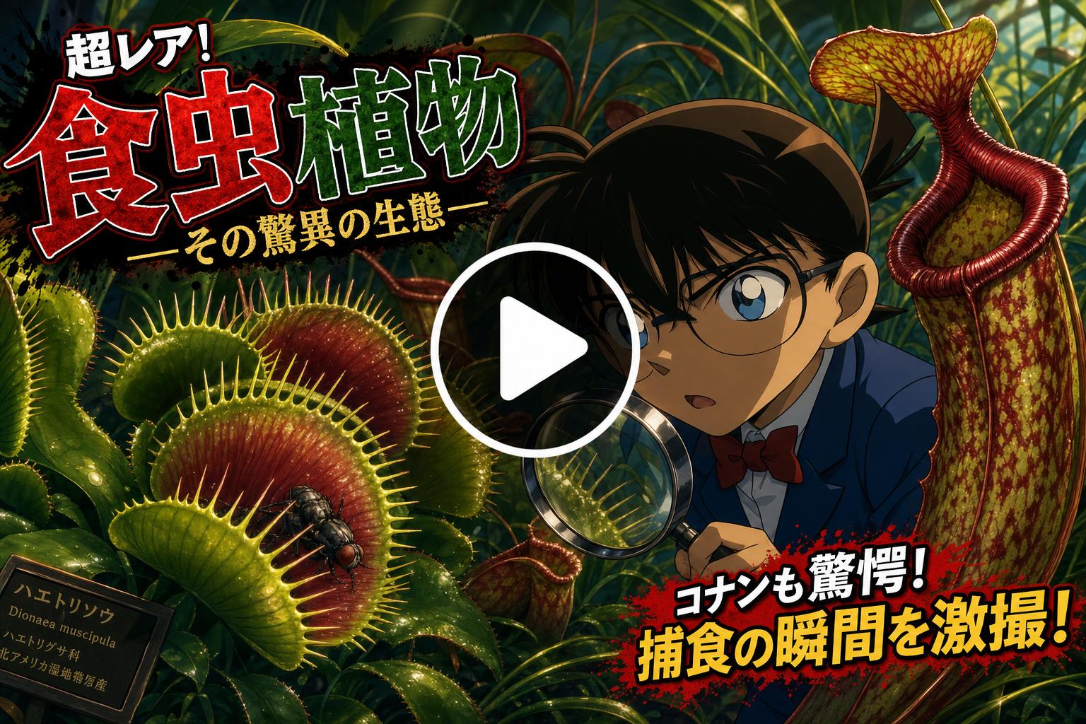 福利姬植物视频教程——食虫植物捕蝇草视频演示